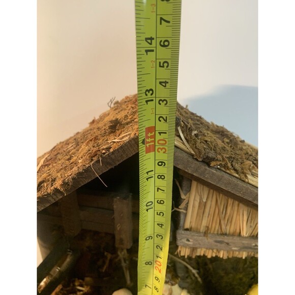 RARE Italy Vintage Nativity SET Hand Painted  Italian Lot of 7 + STABLE - Picture 12 of 16